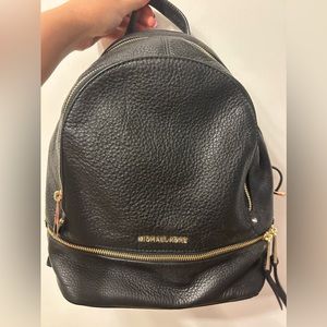 Michael kors Rhea black backpack